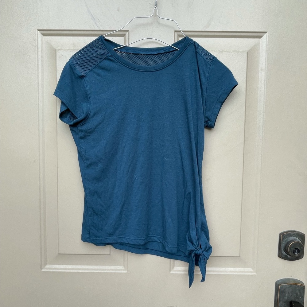 Old Navy Blue Mesh Back TShirt